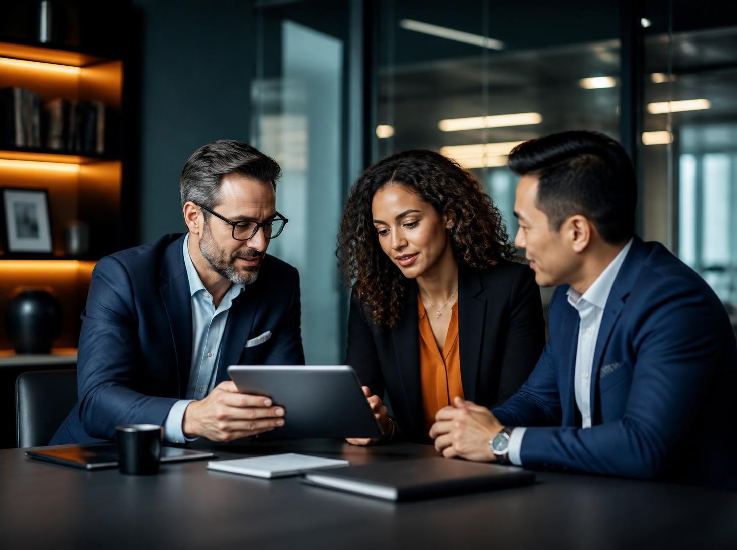 Equipo de consultores KORENS analizando la estrategia de carrera de un cliente